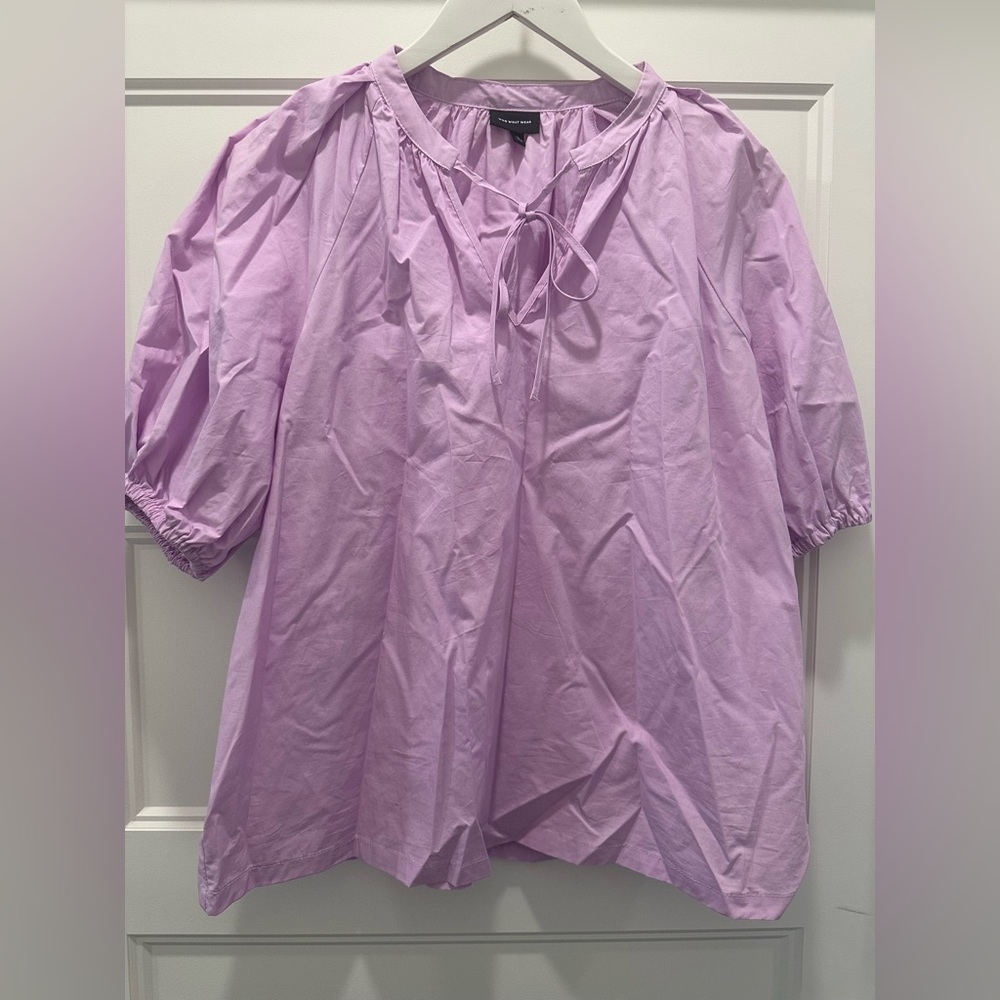 Who what wear lilac lavender purple blouse top